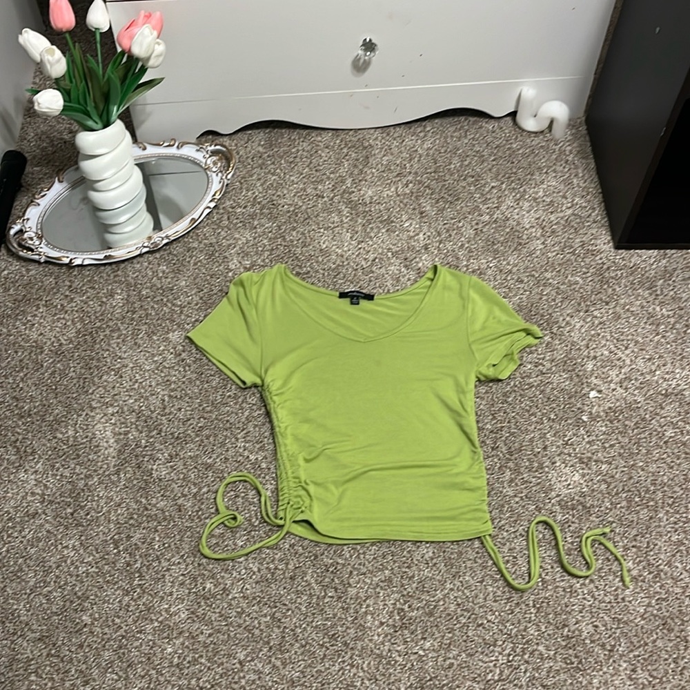 green shirt